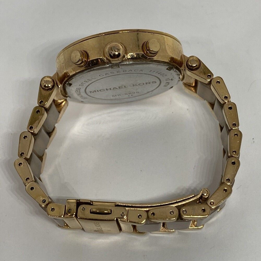 Michael Kors Parker MK5896 Womens Stainless Steel Analog Dial Quartz Watch XWO3 - Picture 11 of 12
